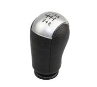 ONETREND Pomello Cambio Per Ford Per Focus Per C-Max Per Mustang Pomello Del Cambio Manuale 5 Velocità 6 Stick Head Shifter Leva Maniglia(Silver 6S)