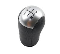OneTrend Pomello Cambio Per Ford Per Focus Per C-Max Per Mustang Pomello Del Cambio Manuale A 5/6 Velocità Maniglia A Leva Testa Bastone(Silver 5S)
