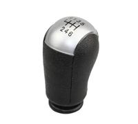 OneTrend Pomello Cambio Per Ford Per Focus Per C-Max Per Mustang Pomello Del Cambio Manuale A 5/6 Velocità Maniglia A Leva Testa Bastone(Silver 6S)