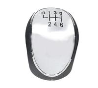 OneTrend Pomello Cambio Per Ford Per Kuga I MK1 2008-2012 Auto Pomello Cambio Testa Della Copertura Leva Bastone Manuale In Pelle Pallamano 5/6 Velocità(6 speed silver)