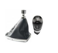 ONETREND Pomello Cambio Per Ford Per Kuga I MK1 Per C-MAX Leva Del Pomello Cambio Testa Copertura Accessori Auto(6 Speed Black)