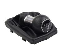 OneTrend Pomello Cambio Per Per A4 8E B6 B7 2000-2008 Manuale 5 6 Velocità Gear Shift Shifter Pomello Leva Maniglia Testa Copertura Antipolvere Pelle(R5 Speed-Black)