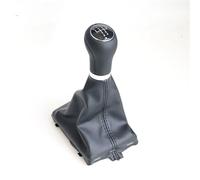 ONETREND Pomello Cambio Per Per A6 C6 Per Q5 Per A4 B8 8K Per A5 S5 8T Pomello Del Cambio Leva Stick Con Coperchio Di Avvio(5 Speed)