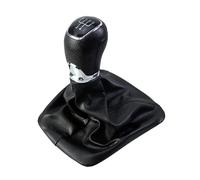 ONETREND Pomello Cambio Per Skoda Per Octavia 2 Per A5 5/6 Velocità Auto Bastone Pomello Cambio Cuoio DELL'UNITÀ Elaborazione Ghetta Copertura Cambiamento(5 Speed)
