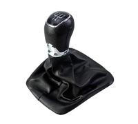 ONETREND Pomello Cambio Per Skoda Per Octavia 2 Per A5 Per A6 5/6 Velocità Auto Bastone Pomello Cambio Pelle Ghetta Boot Copertura Leva Cambiamento(5 Speed)