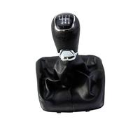 ONETREND Pomello Cambio Per Skoda Per Octavia 2 Per A5 Per A6 5/6 Velocità Auto Bastone Pomello Cambio Pelle Ghetta Boot Copertura Leva Cambiamento(6 Speed)