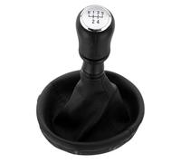 ONETREND Pomello Cambio Per VW Per Transporter T5 .1 Gp 2004-2011 Auto 6 Marce Leva Del Cambio Pomello In Pelle Di Avvio(Silver 5 Speed)