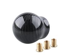 ONETREND Pomello Cambio Pomello Del Cambio Universale In Fibra Carbonio A 5/6 Marce Leva Manuale Testa Bastone Con Adattatore Limitatore(No mark)