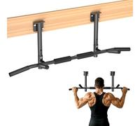ONETWOFIT Barra per trazioni, montaggio a parete, montaggio a soffitto, 3 in 1, Heavy Duty per allenamento indoor Home Gym (carico massimo 200 kg) (Nero-1)