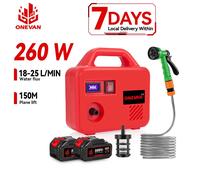 ONEVAN Cordless Ricaricabile Pompa Acqua Elettrica 260W Portatile Giardino Prato Irrigazione Pompa di Potere Strumenti Per Makita 18V Batteria Spille