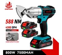 ONEVAN Forbici Elettriche per Ferro da Taglio a Batteria in Metallo Lamiera di Taglio in Acciaio al Carbonio Utensili Elettrici per Makita 18V Batteria Spille