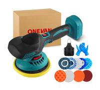 ONEVAN Lucidatrice per auto, 150 mm, lucidatrice eccentrica a 6 marce, lucidatrice per auto, lucidatrice per auto, lucidatrice per auto (solo macchina)