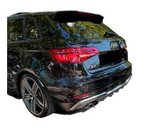 Oneway Diffusori Laterali Posteriori compatibili con Audi S3 Sportback 8V Facelift 2016-2020 - Nero lucido