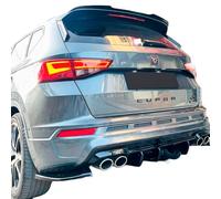 Oneway Diffusori Laterali Posteriori compatibili con Cupra Ateca MK1 2018- - Nero lucido
