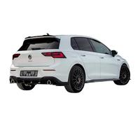Oneway Diffusori Laterali Posteriori compatibili con Volkswagen Golf VIII HB GTI 2020- - Nero lucido