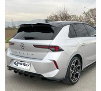 Oneway Spoiler Da Tetto (Cap) compatibile con Opel Astra L HB 2021- - Nero lucido