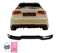 Oneway - Spoiler da tetto (tappo) compatibile con Audi S3 Sportback 8V/8V Facelift 2013-2020 - Nero lucido