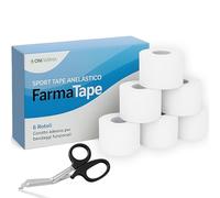 ONFARMA FARMATAPE 6 Rotoli cm 5x10 mt + Forbici tagliabendaggi