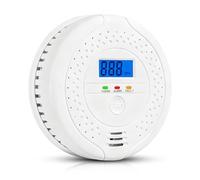 ONGNIUU Rilevatore di Monossido di Carbonio, Rilevatore di CO Portatile da Viaggio, Display LCD, Rilevamento Preciso, Adatto per Abitazioni, Uffici, Camper (Batterie non Incluse)