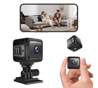 ONGNIUU Telecamera spia WiFi 1080P telecamera sorveglianza interna ed esterna con visione notturna, rilevamento del movimento, 2,4 GHz, batteria ricaricabile 1600 mAh, telecamera di sicurezza WiFi 2K