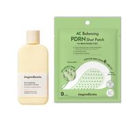ongredients - Skin Barrier Calming Lotion - 220ml + AC Balancing PDRN Shot Patch - 9patches Set