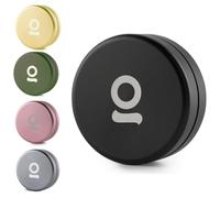 ONGROK Contenitore a disco, nero, dimensioni perfette da riporre in tasca, ermetico, preserva il profilo di umidità, l'odore e l'aroma