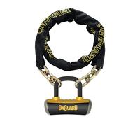 OnGuard 8020 Mastiff Lucchetto a catena con chiave integrata, 110 x 10 mm, colore: Nero