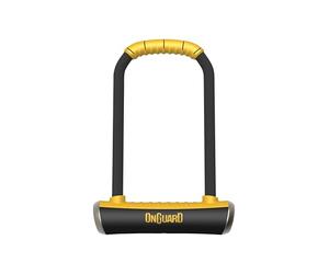 ONGUARD Brute, Lucchetto per Biciclette, Nero con Pattern Intrecciato, A Chiave, U