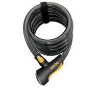 ONGUARD Dobermann, Lucchetto a Spirale. Unisex-Adulto 18.5x1.5 cm Nero