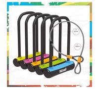 OnGuard Neon U-Lock/Cavo Nero Verde