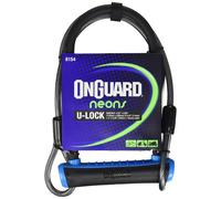 OnGuard Neon U-Lock/Cavo Nero Azzurro
