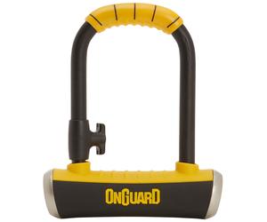 ONGUARD Pitbull Mini, Lucchetto per Bicicletta. Unisex-Adulto, Nero-Nero, 90 x 1