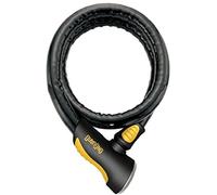 ONGUARD Rottweiler - Lucchetto a cavo carro armato, 120 x 3 x 3 cm, colore: Nero