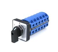 ONGVXR SZW26/LW26-25 3 Posizioni 6 Fasi 24 Terminali A Vite 660V 25A 48x48Mm Selettore da Pannello Commutatore Rotativo Commutatore a Camma