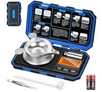 Onherm Bilancia di Precisione, 50g/0.001g Digital Mini Bilancia Tascabile Gram, Bilancia Mg per Pesare Polveri, Gioielli, Medicina, Gemme, Ricarica