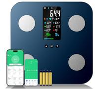 Onherm Bilancia Pesapersone Digitale, Bilancia Impedenziometrica Professionale Con Ampio Display, Può Misurare 19 Dati Corporei con APP, Bilancia Portatile Per misurare il Grasso Corporeo, BMI