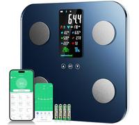 Onherm Bilancia Pesapersone Digitale, Bilancia Impedenziometrica Professionale Con Ampio Display, Può Misurare 19 Dati Corporei con APP, Bilancia Portatile Per misurare il Grasso Corporeo, BMI