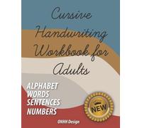 Onhh Design Cursive Handwriting Workbook for Adults (Tascabile)
