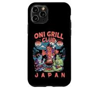 Oni Grill Club, souvenir giapponese con demoni del barbecue giapponese Kanji Custodia per iPhone 11 Pro