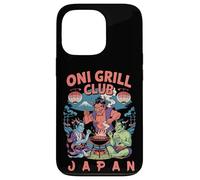 Oni Grill Club, souvenir giapponese con demoni del barbecue giapponese Kanji Custodia per iPhone 13 Pro