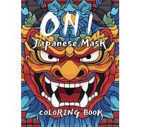 Oni: Japanese Mask Coloring Book