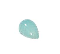 Onice blu cielo intagliato ovale gemma 9.6 ct dimensione anello per medaglione rettifica astrologica Dosha del pianeta Saturno nella 6, 8th o 12th House of Horoscoppe-B08B68X1JP, argento, zaffiro