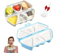 Onigiri Mold, 6 in One Onigiri Mold, Triangle Sushi Molds, Quick to Make,Easy to Store Carry,6At Once Cavity Press Onigir i Rice Balls, Non-Stick for Picnic & Daily Storing Sushi and Making Sush i