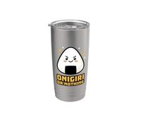 Onigiri O Niente Amante Palla di Riso Umorismo Cibo Giapponese Bicchiere termico in acciaio inox doppia parete