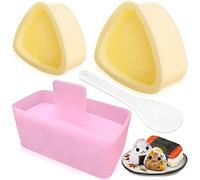 Onigiri Stampi Confezione da 3 per Muusubi, Musubi, Palle di riso triangolari classiche, Sushi per il pranzo dei bambini, Bento, fai da te
