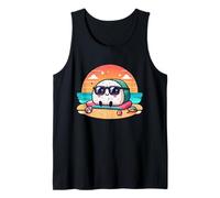 Onigiri Summer Vibes Kawaii Riceball con occhiali da sole Canotta