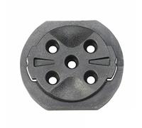 Oniissy 1 supporto per cronometro, base di fissaggio per sedile, parti di riparazione, staffa per computer da bicicletta, base fissa per sedile, ricambio per sedile per Garmin, plastica, nero