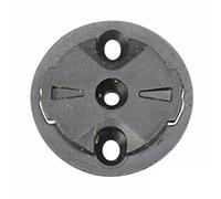 Oniissy 1 supporto per cronometro, base di fissaggio per sedile, parti di riparazione, staffa per computer da bicicletta, base fissa per sedile, ricambio per sedile per Garmin, plastica, nero