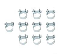 Oniissy 10 mini fascette stringitubo Jubilee per tubo del carburante diesel, benzina, refrigerante, per riparazione tubi, mini morsetti per tubi, per automobili, agricoltura, impianti e costruzioni