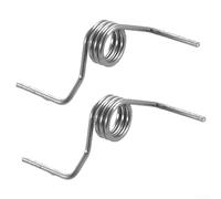 Oniissy 2 molle per cerniera della porta del frigorifero, DA81-01345B, ricambio in metallo, compatibili con Samsung per riparazione della porta del frigorifero, argento, per un'apertura e una chiusura